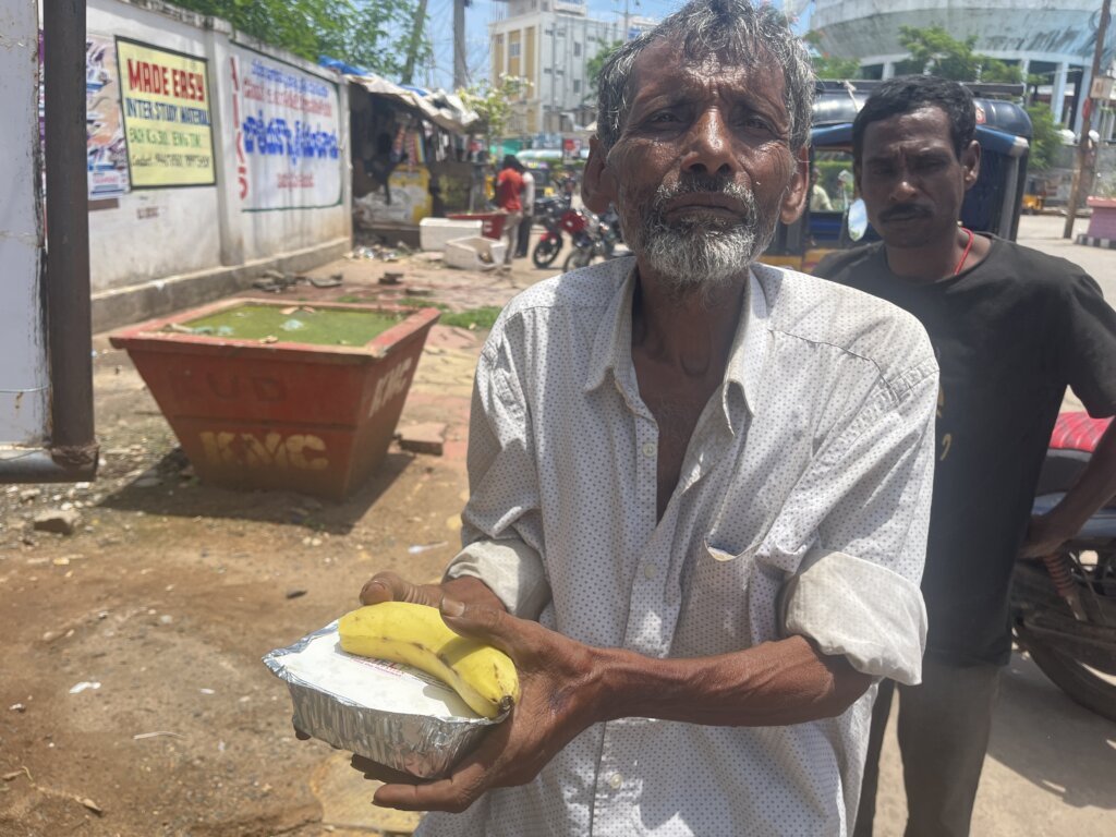 Donate Food for 50 Poor Homeless People in India
