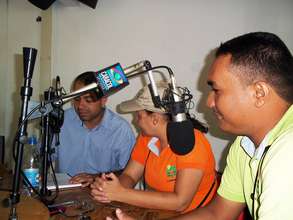 FUNDAUNIBAN staff  on local radio