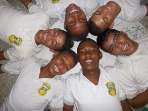 Teenagers in Childrens Land training session