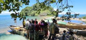 Fish haul in on Chitende Beach