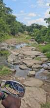 The road becomes a stream