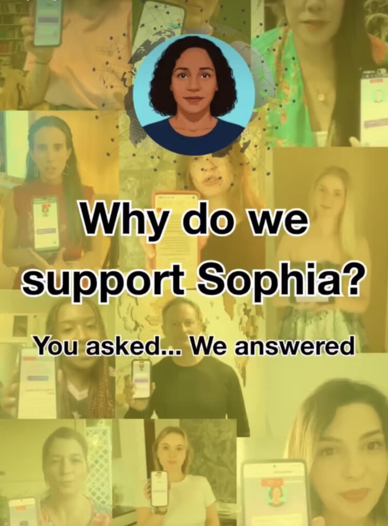 Why do we support Sophia? Our community answered