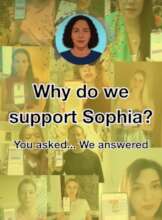Why do we support Sophia? Our community answered