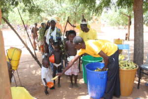 Affected families survive on one meal a day.