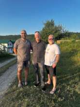 Dr. Hollifield and volunteers