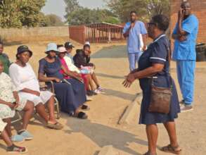 Pre-natal Health education with our nurse