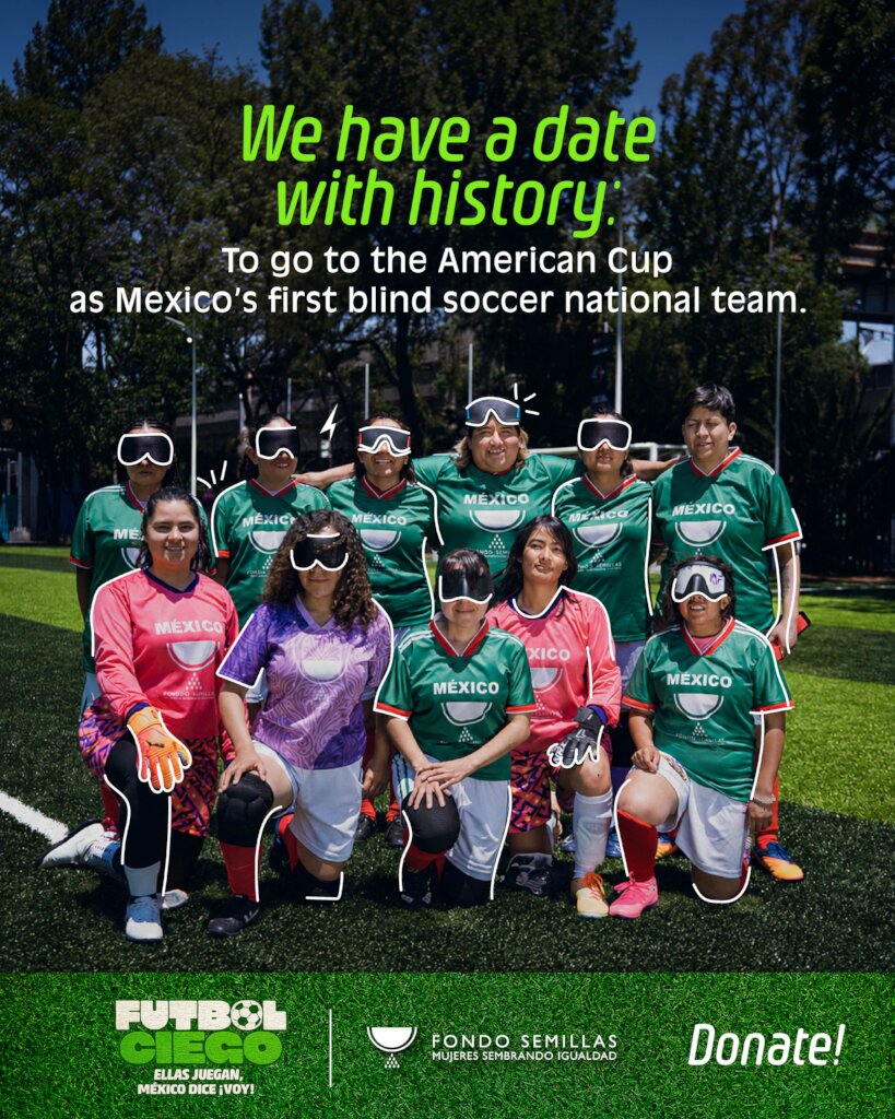From Mexico to Copa America:Women's Blind Soccer