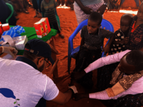 A child experiencing severe malnutrition