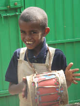 Drumming Away!