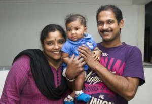 A happy family