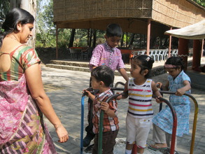 Kids had good time playing......