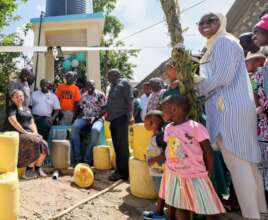 Tizo & 800 village members now have clean water.