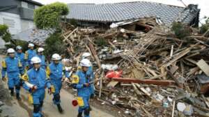 Japan earthquake emergency response.