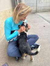 Nancy with Charlie at Center of  Hope