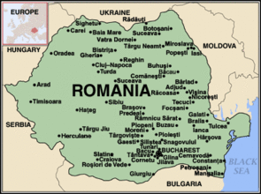 The RAR map of Romania, places we have helped