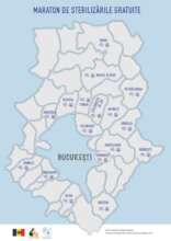 Map of Ilfov County villages we serve