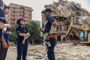 Peace Winds team surveys damage in Caracas
