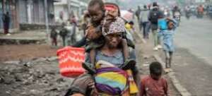 Forced displacement of populations fleeing the war