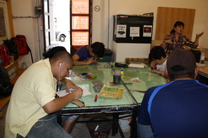 Public Art Team working on the design