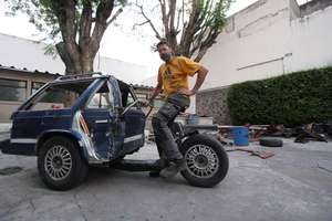 Martin Kaltwasser and the new cart