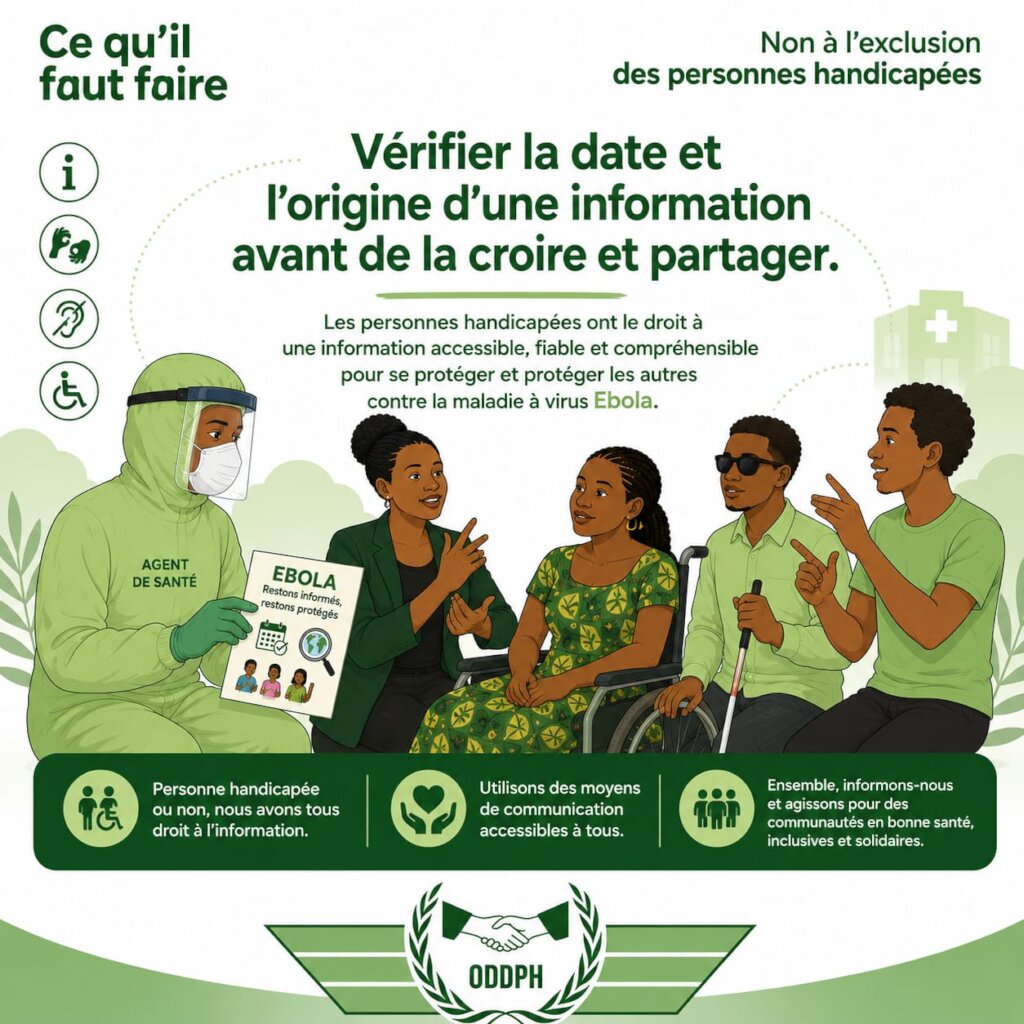 Protect People with Disabilities from Ebola in DRC