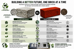styrofoam bricks
