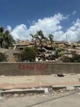 Buildings turned to rubble after the earthquakes