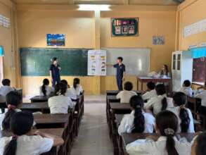 Health lessons in the classroom.