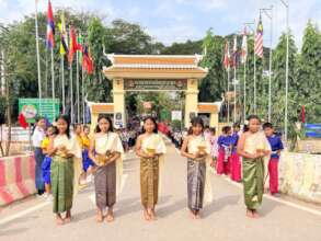Children in Khmer Clothing