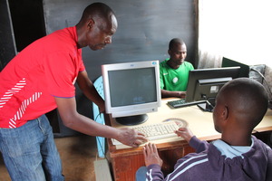 Setting up for computers training