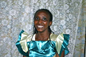 Tailoring trainee at Graduation Day