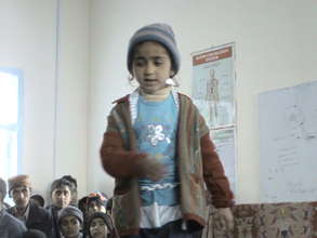 orphan child in school
