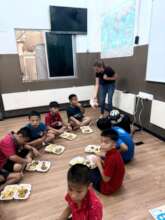 Lunch at Partner School