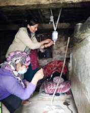 Gor Bahadur before treatment