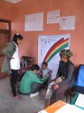 Growth monitoring at PHASE supported Health post