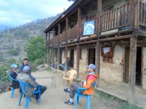 Meeting with teachers in Maila