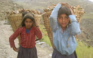 Girls from Maila Village, Humla