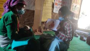 Orientation on exclusive breastfeeding.