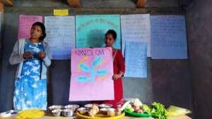 Nutrition workshop at Mugu, Bama community.