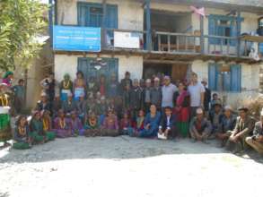 Community meeting in Maila