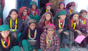 Clinic health education session in Maila village