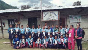 Pad making training for school girls