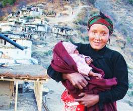 Mother with new born baby