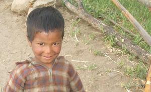 A cheeky toddler, Maila