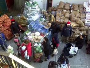 Tons of product distributed to needy families.