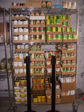 Food about to be distributed to families