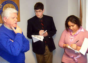 U.S. Rep. John Larson fields YJI questions