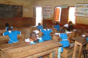 health scouts taking an evaluation exercise