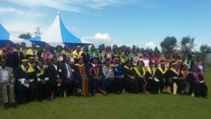 1st Graduation in full regalia