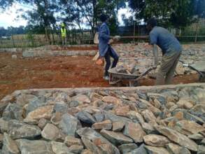 Student trainees at work